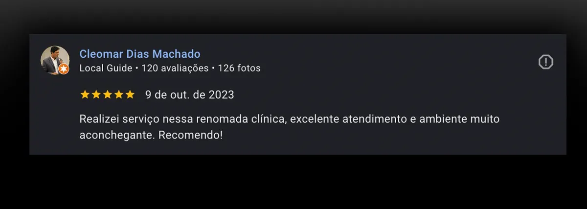 Avaliação de paciente 1