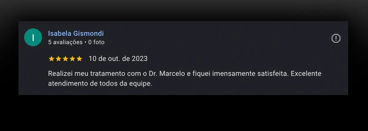 Avaliação de paciente 5